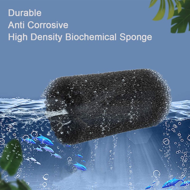 IAFVKAI 6 PCS Pre-Filter Sponge Aquarium Foam Sponge Roll Intake Filter Cover for Fish Tank Large - Image 4